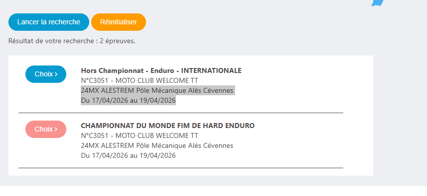 Step 4 – Search for event n°412