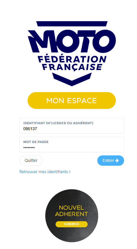 Step 1 – Log in to the FFM portal
